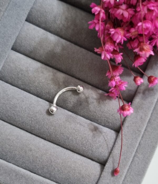Piercing de Umbigo Prata 925