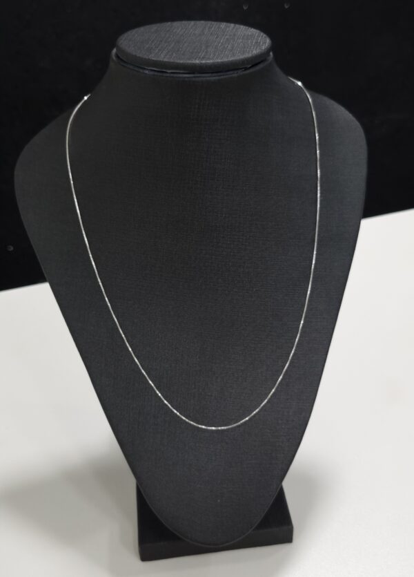 Cordão 50cm Fio Veneziano V12 Prata 925