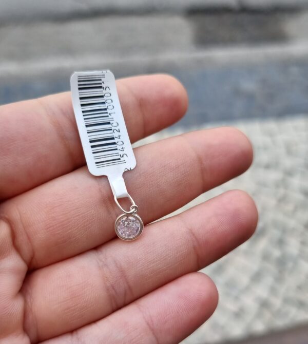 Pingente de prata com zirconia PRATA 925 - Imagem 4