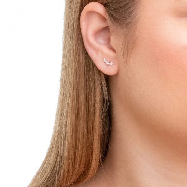 Brinco Ear Cuff Estrela Prata 925 - Imagem 2