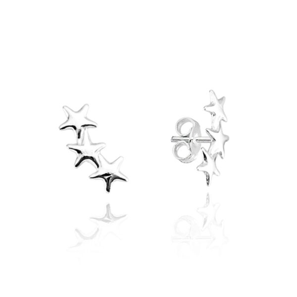 Brinco Ear Cuff Estrela Prata 925