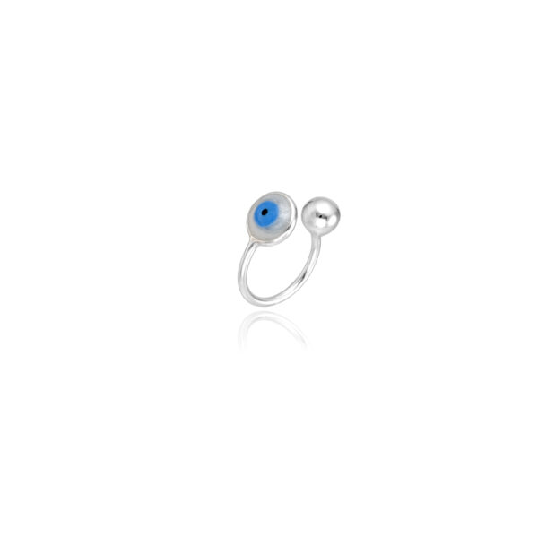Piercing Fake Olho Grego Prata 925