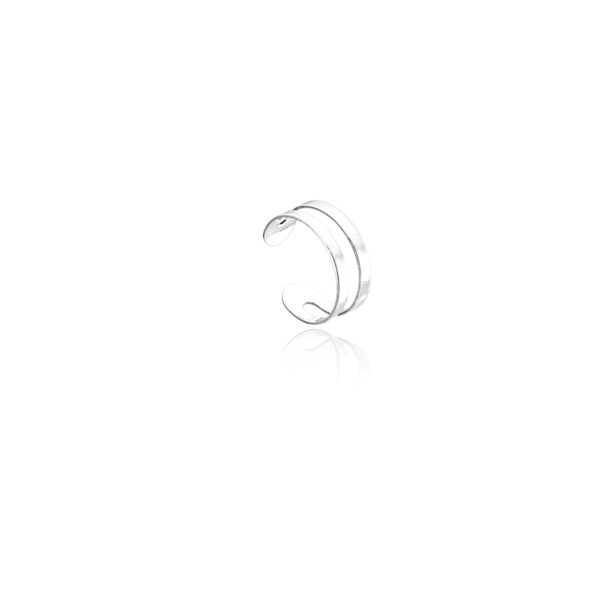 Piercing Fake Vazado 2 Fios Prata 925