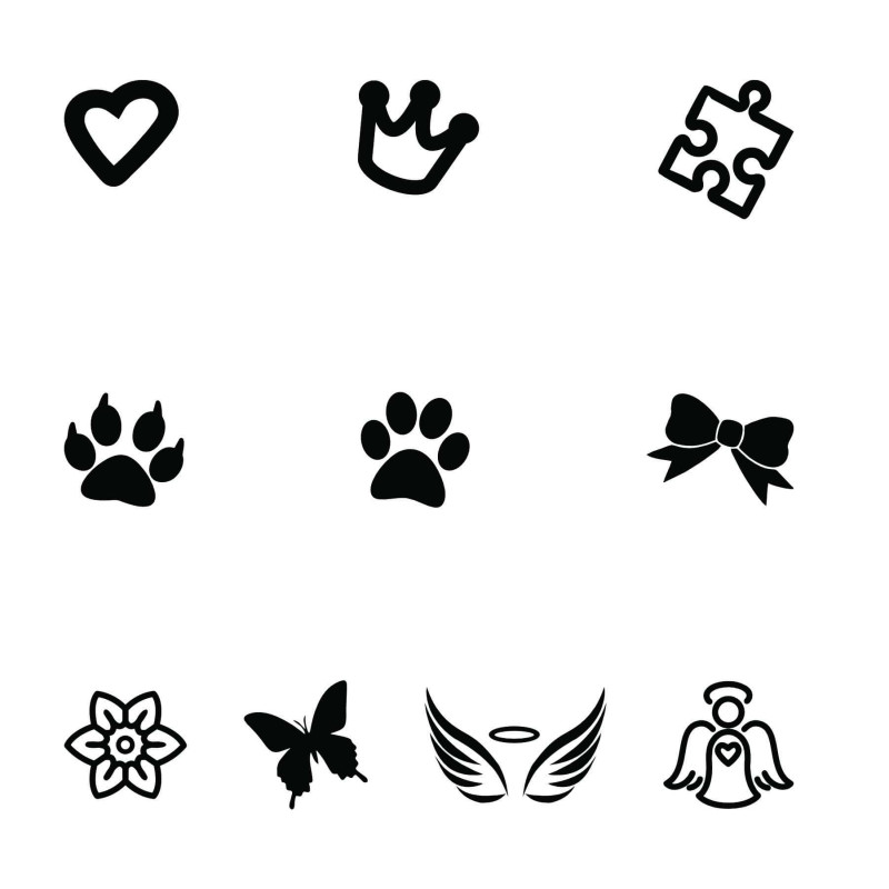 Colar Personalizado Coração Pequeno - Escrita e Símbolo - Prata 925 - 30405 - Imagem 4