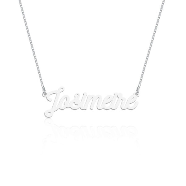 Colar Personalizado Manuscrito 2 Prata 925 - Imagem 2