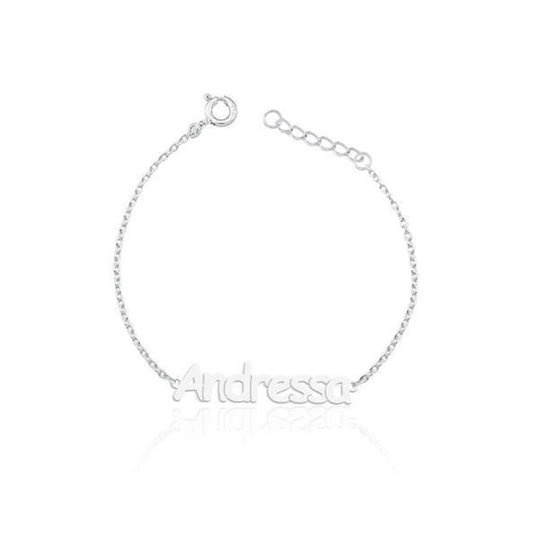 Pulseira Personalizada Manuscrito Prata 925
