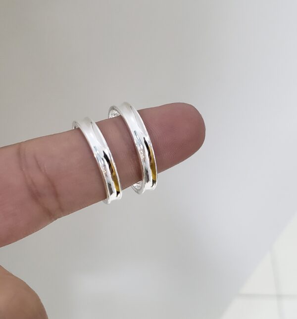 Aliança Que Seja Infinito Prata 925 - Imagem 4