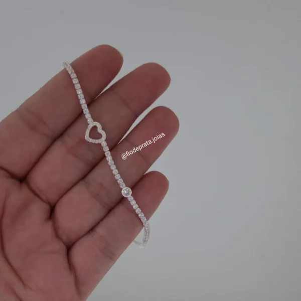 Pulseira Riviera Fecho Shambala Prata 925