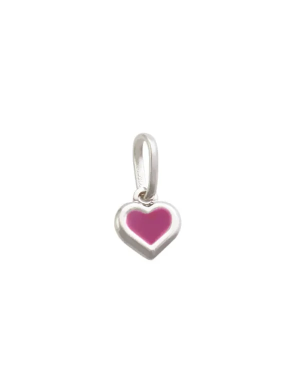 Pingente Coração Borda Rosa 6mm x 13mm Prata 990 01-7118AG8 - Imagem 2