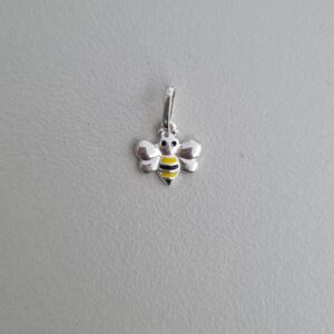 Pingente Abelha 8mm x 15mm Prata 990 01-6154AG