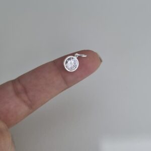Pingente Ponto Luz 5mm Prata 925