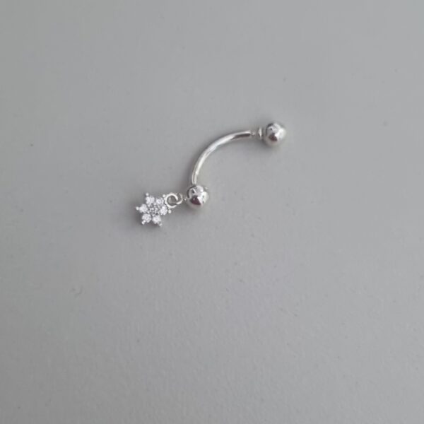 Piercing de Umbigo Prata 925 - Imagem 2