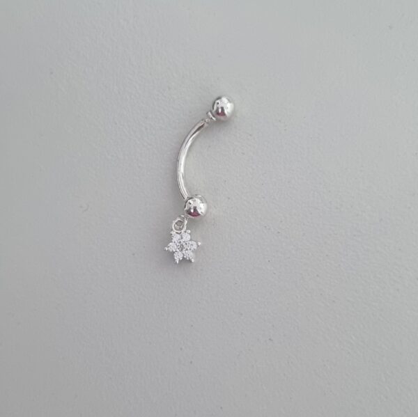 Piercing de Umbigo Prata 925