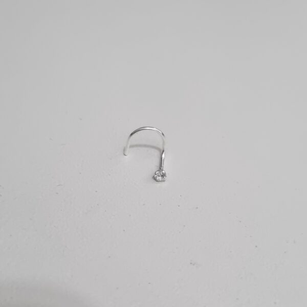 Piercing de Nariz Prata 925 - Imagem 3