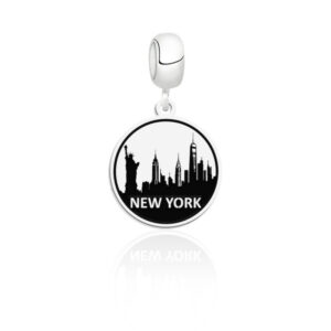 Berloque Skyline New York Prata 925