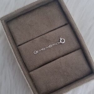 Extensor - Prolongador de Cordão, Pulseira e Tornozeleira Prata 925