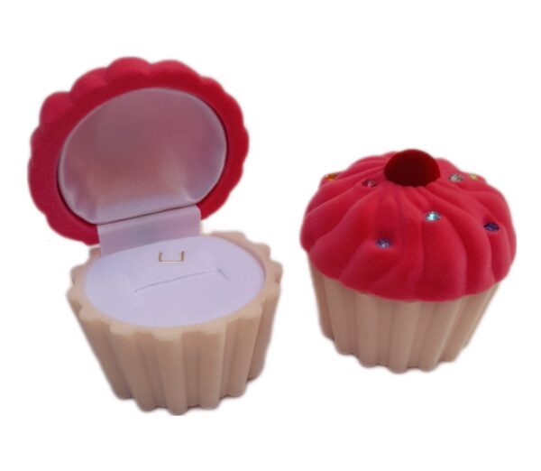 Caixa de veludo Cupcake