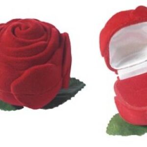 Caixa de veludo Rosa sem cabo