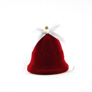 Caixa de veludo Sino de Natal