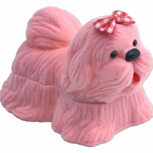 Caixa de veludo Cachorrinho