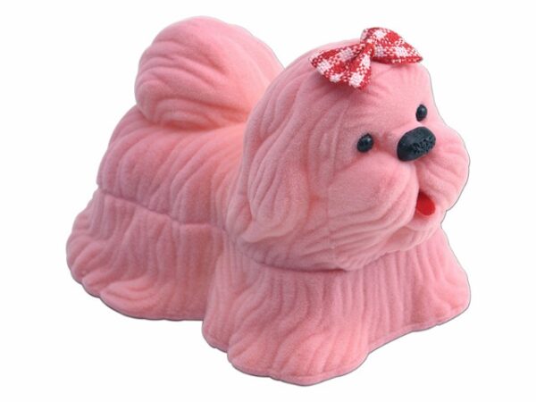 Caixa de veludo Cachorrinho