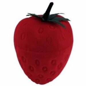 Caixa de veludo Morango