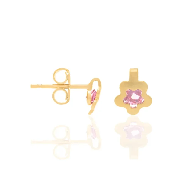 Brinco Rommanel banhado a ouro18K - 5242920029 - Imagem 4