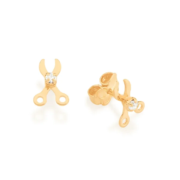 Brinco Rommanel banhado a ouro18K - 5228260006 - Imagem 4