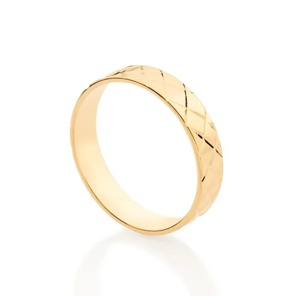 Aliança Rommanel Banhada a Ouro 18K 5132741200 - Imagem 3