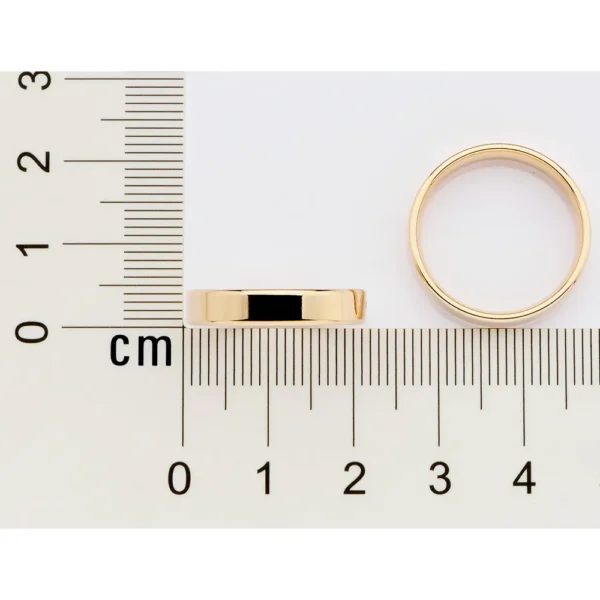 Aliança Rommanel Banhada a Ouro 18K 5134631200 - Imagem 4