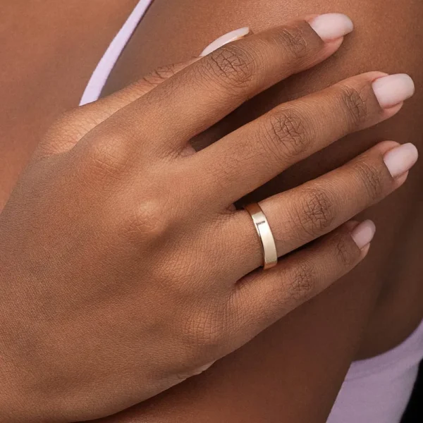 Aliança Rommanel Banhada a Ouro 18K 5134631200 - Imagem 5