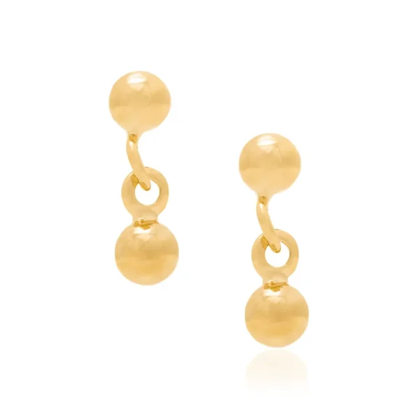 Brinco Rommanel banhado a ouro18K – 5232290000