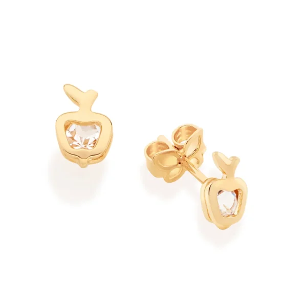 Brinco Rommanel banhado a ouro18K – 5252380006 - Imagem 2