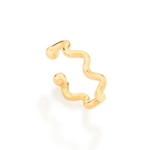 Brinco Piercing de pressão Rommanel Banhado a Ouro 18K - 5267670000