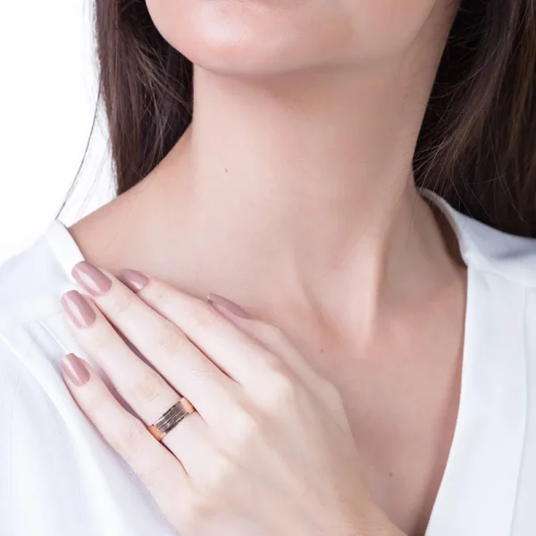 Aliança Rommanel Banhada a Ouro 18K – 5111392000 - Imagem 4