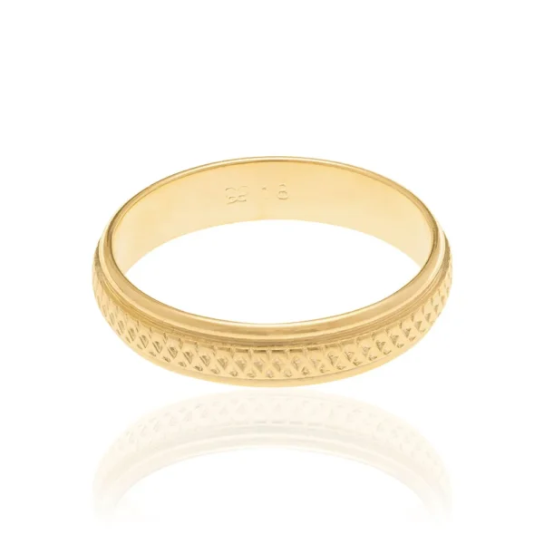 Aliança Rommanel Banhada a Ouro 18K – 5109161400 - Imagem 3