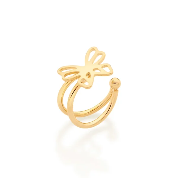 Piercing fake Rommanel banhado a ouro18K – 5266100000