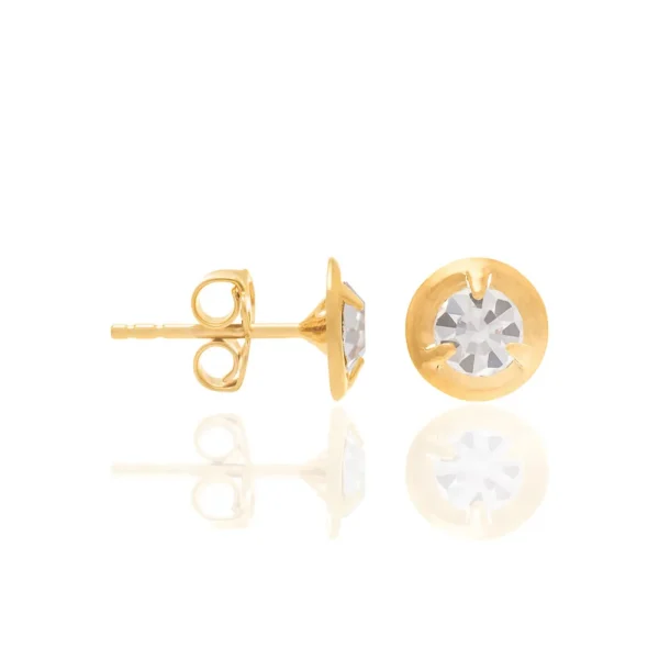 Brinco Rommanel banhado a ouro18K – 5251760006 - Imagem 4