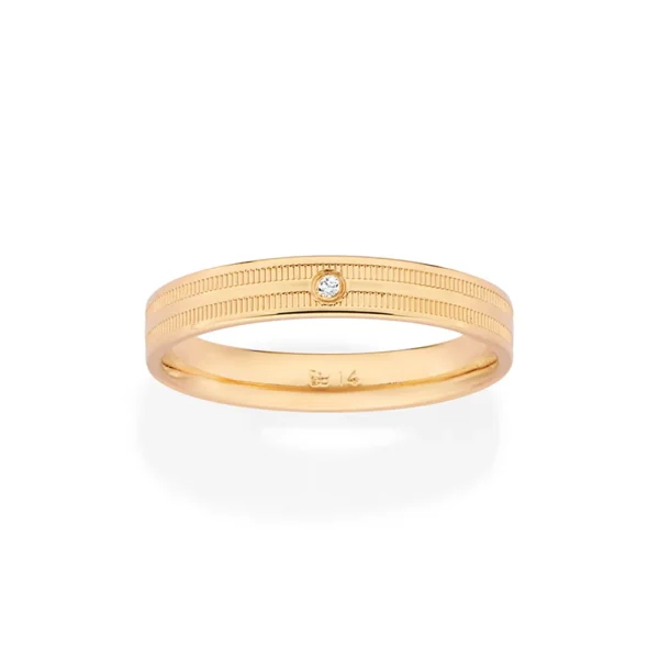 Aliança Rommanel Banhada a Ouro 18K 5135331206