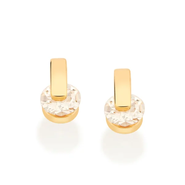 Brinco Rommanel banhado a ouro18K - 5235300006