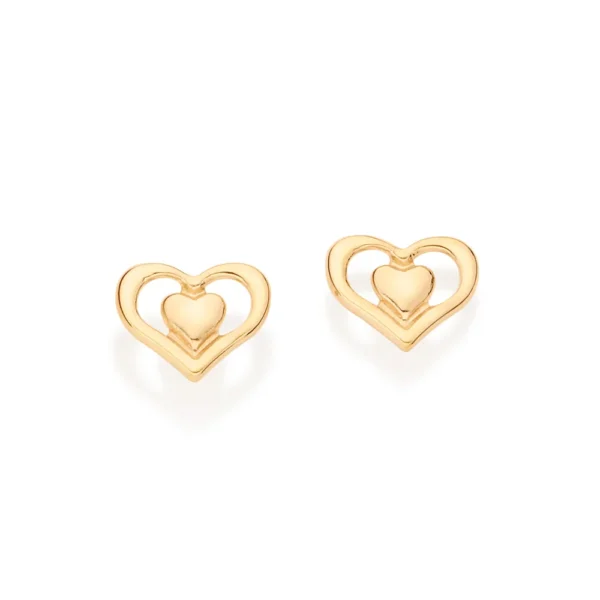 Brinco Rommanel banhado a ouro18K – 5269220000