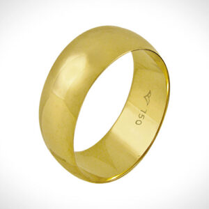 Aliança de Ouro 18k 6,3mm aprox. 4,5 Gr