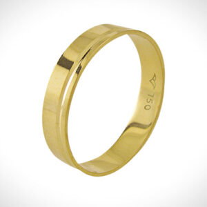 Aliança de Ouro 18k 4,1mm aprox. 2,0 Gr