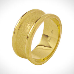 Aliança de Ouro 18k 9,0mm aprox. 8,0 Gr