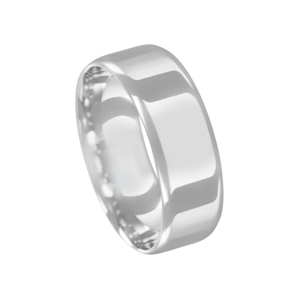 Linha Leve Aliança de Prata C/ 3 Cantos 6.8MM - 2608