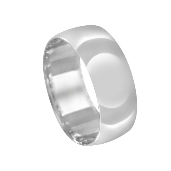 Linha Leve Aliança de Prata Anatomica 7.8MM - 2614