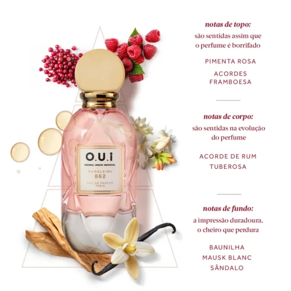 O.U.i Madeleine 862 Eau de Parfum 75ml - Imagem 2