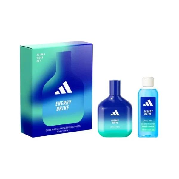 Kit Perfume Adidas Vibes Energy Drive Eau De Parfum 100ml + Shower Gel 100ml - Imagem 3