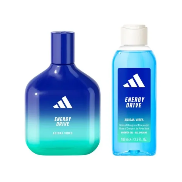 Kit Perfume Adidas Vibes Energy Drive Eau De Parfum 100ml + Shower Gel 100ml - Imagem 6