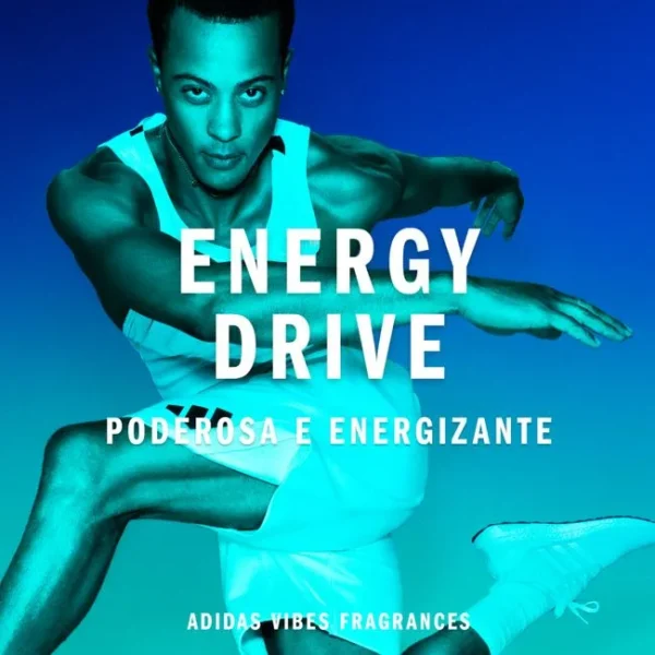 Kit Perfume Adidas Vibes Energy Drive Eau De Parfum 100ml + Shower Gel 100ml - Imagem 5